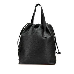 Louis Vuitton Shadow Black Helmet Bag Handbag Tote Noir Black Leather